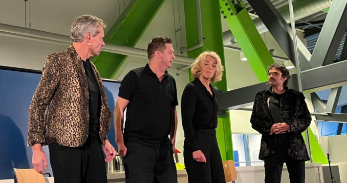 'Student van de toekomst' bij ROC Nijmegen, tijdens een studiedag over flexibilisering. ROC Nijmegen improvisatie tehater